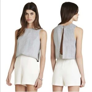 RP BCBGgeneration pinstripe romper